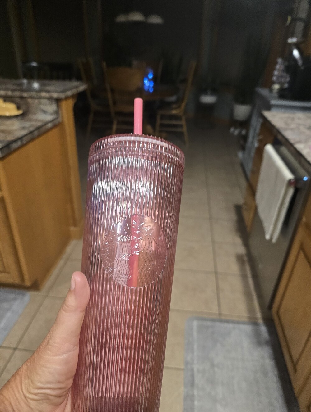 Starbucks Pink Strawberry Cup New No Strawberry Topper